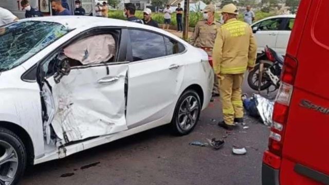 Acidente ocorreu em Maringá / Foto: GMC Online