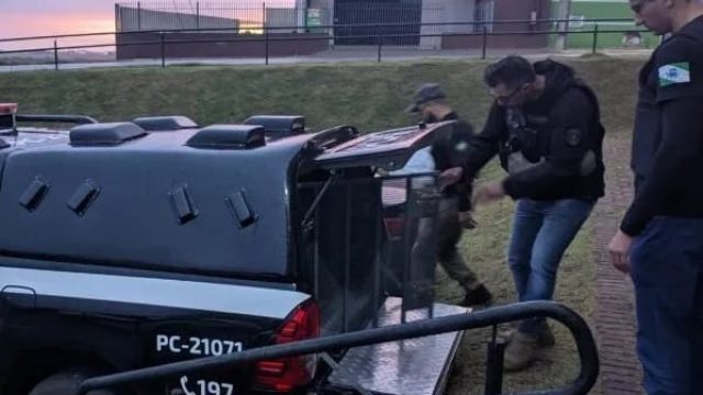 O homem foi preso nesta quarta-feira (26), em Castro / Foto: PCPR