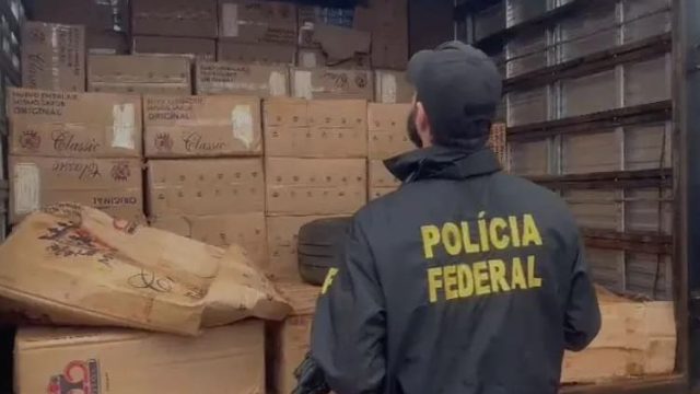 Operação da PF contou com apoio da Receita Federal em Lunardelli / Foto: Reprodução