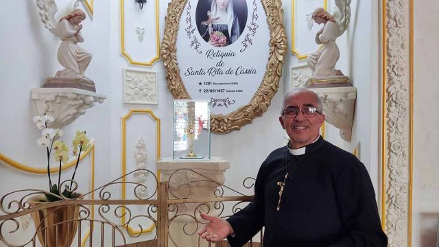 Padre José Natalício - Reitor do Santuário Santa Rita de Cássia
