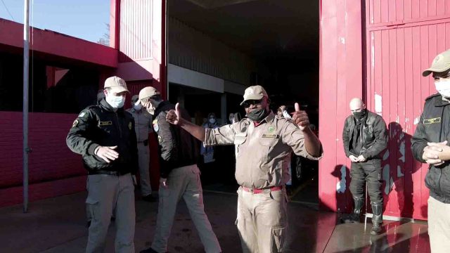 Sargento Bento se despedindo da Corporação / Foto: Ivan Maldonado