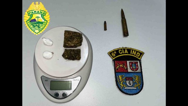 Detido eoi encaminhado a central de flagrantes / Foto: PMPR