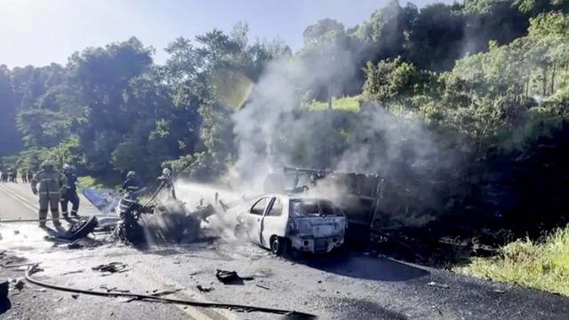 Acidente foi na manhã desta quinta-feira (4) na PR-566, em Francisco Beltrão