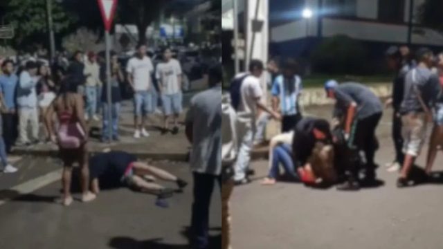 A briga teria envolvimento de jovens e menores de idade