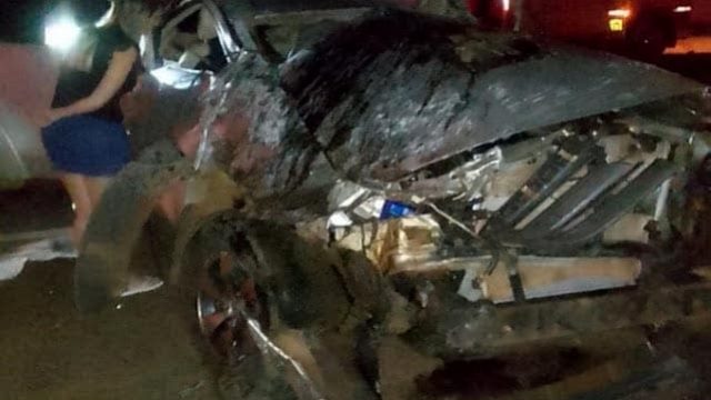 Acidente foi na noite de terça-feira / Foto: Blog do Berimbau