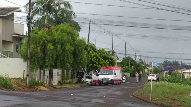 Batida foi no cruzamento da Rua Geraldo Furquin de Castro com a Rua Marechal Deodoro