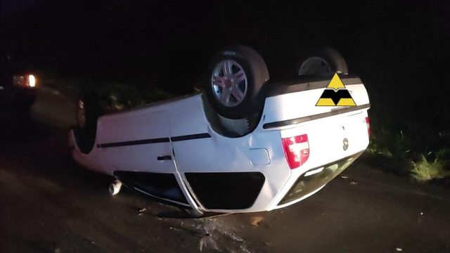 WhatsApp Image 2024-04-21 at 07.48.47 Acidente foi na noite de sábado (20) / Foto: PRE