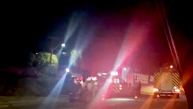 Acidente ocorreu por volta das 19 horas / Foto: Reprodução