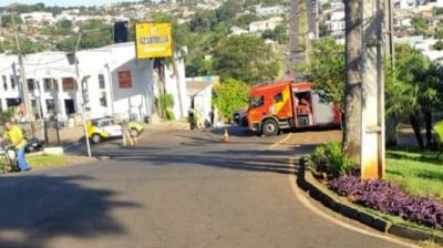 Acidente na manhã desta quinta / Foto: Colaboração Anderson Calixto (Goiaba)