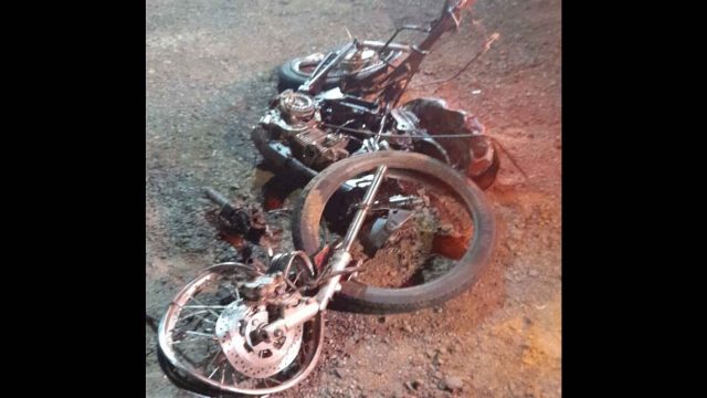 Acidente foi na noite de segunda-feira / Foto: Reprodução: Blog do Berimbau