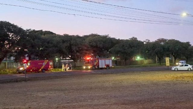 Acidente foi por volta das 6h20 / Foto: Bombeiros