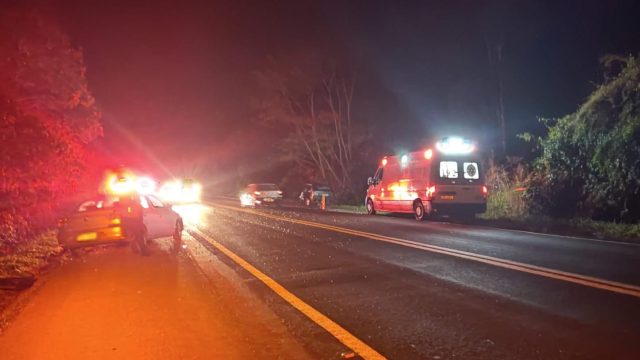 Batida frontal foi a cerca de dois quilômetro de Lidianópolis / Foto: Ivan Maldonado