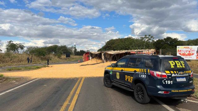 acidente loanda Divulgação / Foto: PRF