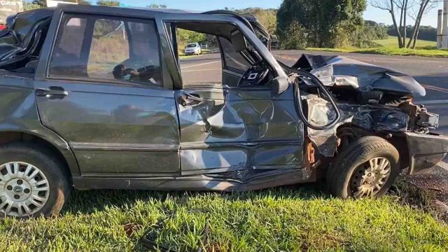 Idoso foi encaminhado ao hospital com suspeita de fratura no pé / Foto: Reprodução vídeo NH Notícias