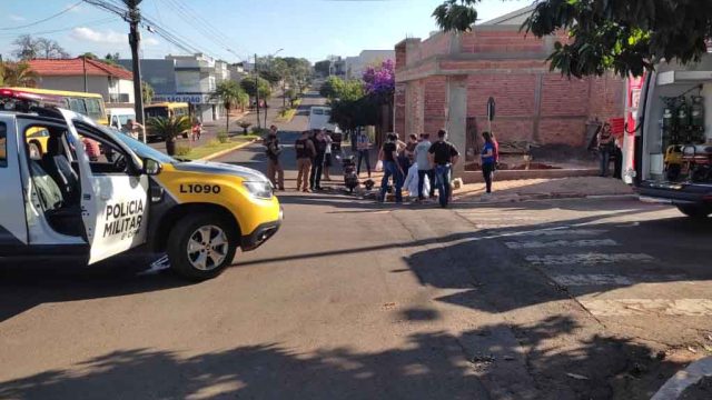 Batida foi no cruzamento da Av. Curitiba com a Rua Meron Heuko / Foto: Cana HP