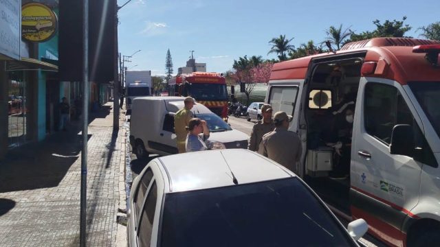 Acidente foi na Av. Brasil / Foto: Corpo de Bombeiros