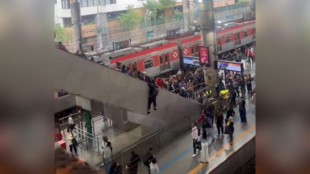 Acidente foi na  na manhã desta quinta-feira (18) / Reprodução vídeo X