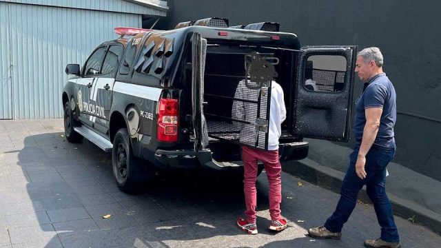 A prisão ocorreu na manhã desta sexta-feira / Foto: PCPR