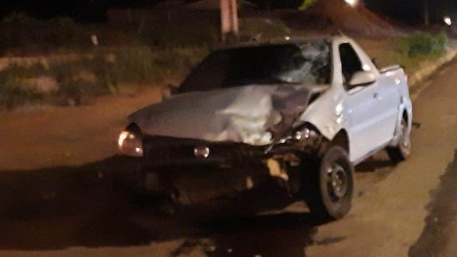 carro-batida Motorista bêbado bate em moto na PR-439 e mata menina de 6 anos