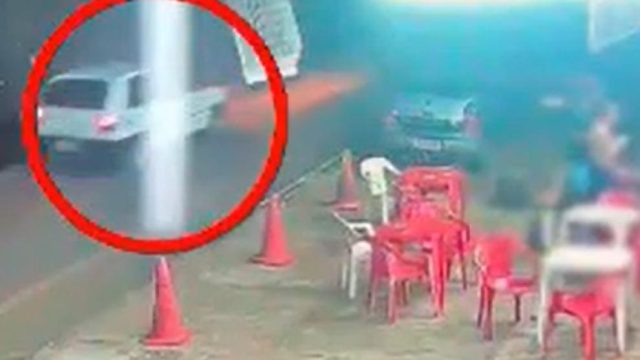 As imagens são de um comércio próximo a PEL II (Penitenciária Estadual de Londrina)