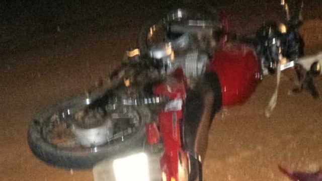 Moto acidente Foto: Blog do Berimbau