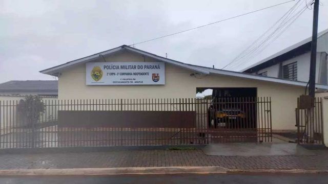 Destacamento da Polícia Militar de Arapuã / Foto: PMPR