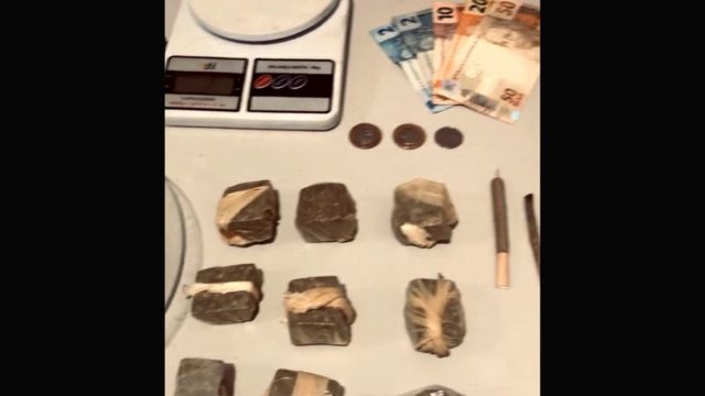 Drogas apreendidas em operação da Rotam / Foto: Reprodução: Instagram Rotam