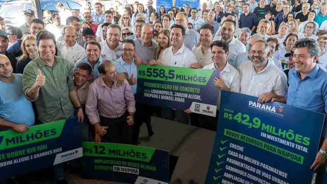 Governador anunciou várias obras / Foto: AEN