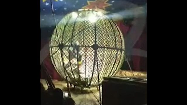 O acidente aconteceu na noite desta quarta-feira (14)  / Foto: REprodução vídeo