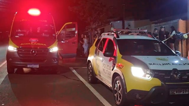 Assassinato ocorreu  no bairro Periolo, em Cascavel / Foto: Reprodução