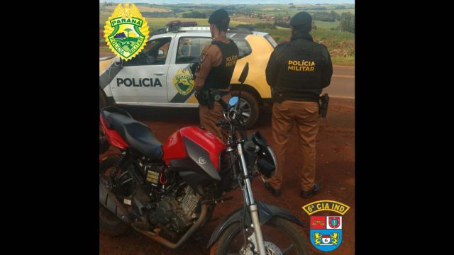 Moto encontrada próximo a Coamo em Arapuã