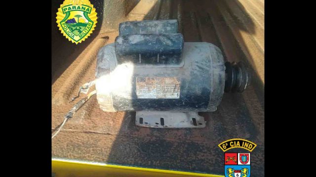 motor recuperado Divulgação / Foto: PMPR