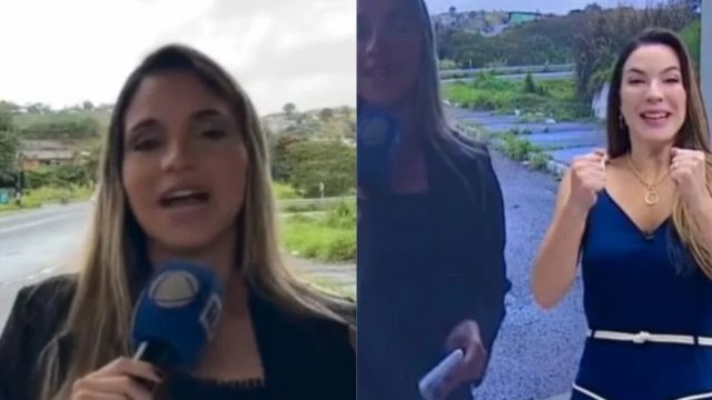 record-bahia_ Maryanne e Jessica do telejornal Bahia no Ar / Foto: Reprodução