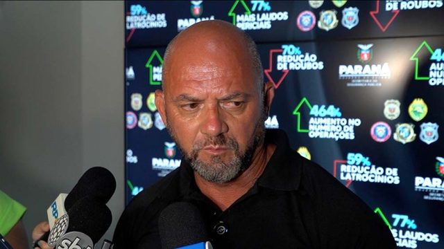 secretário da Segurança Pública, Hudson Leôncio Teixeira